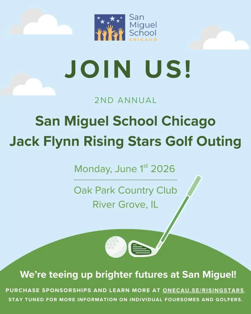 Golf outing event invitation for San Miguel.